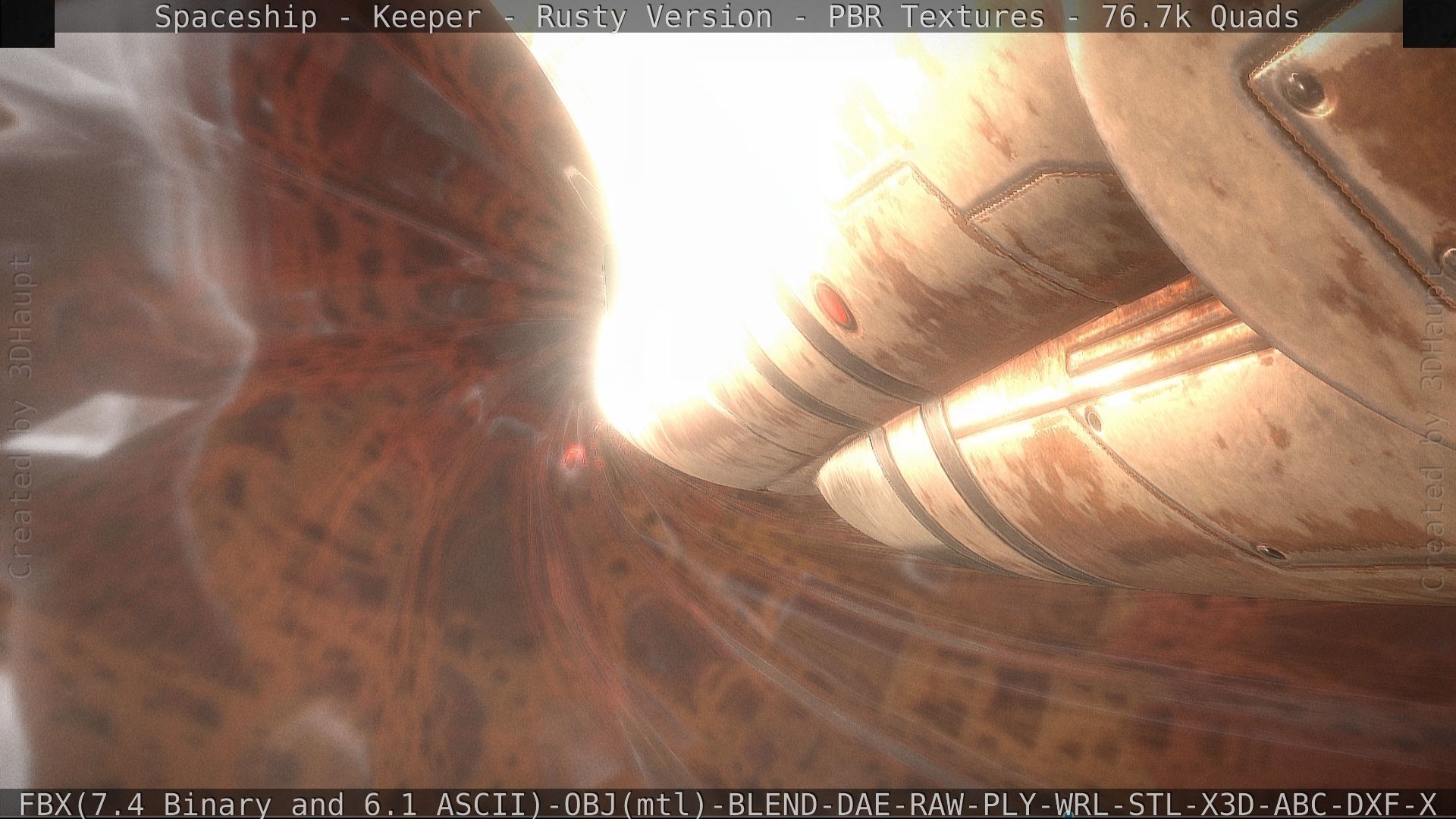 Spaceship - Keeper - Rusty Version 3D model_107