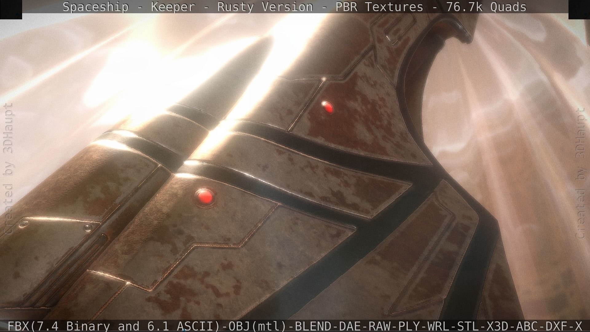 Spaceship - Keeper - Rusty Version 3D model_134