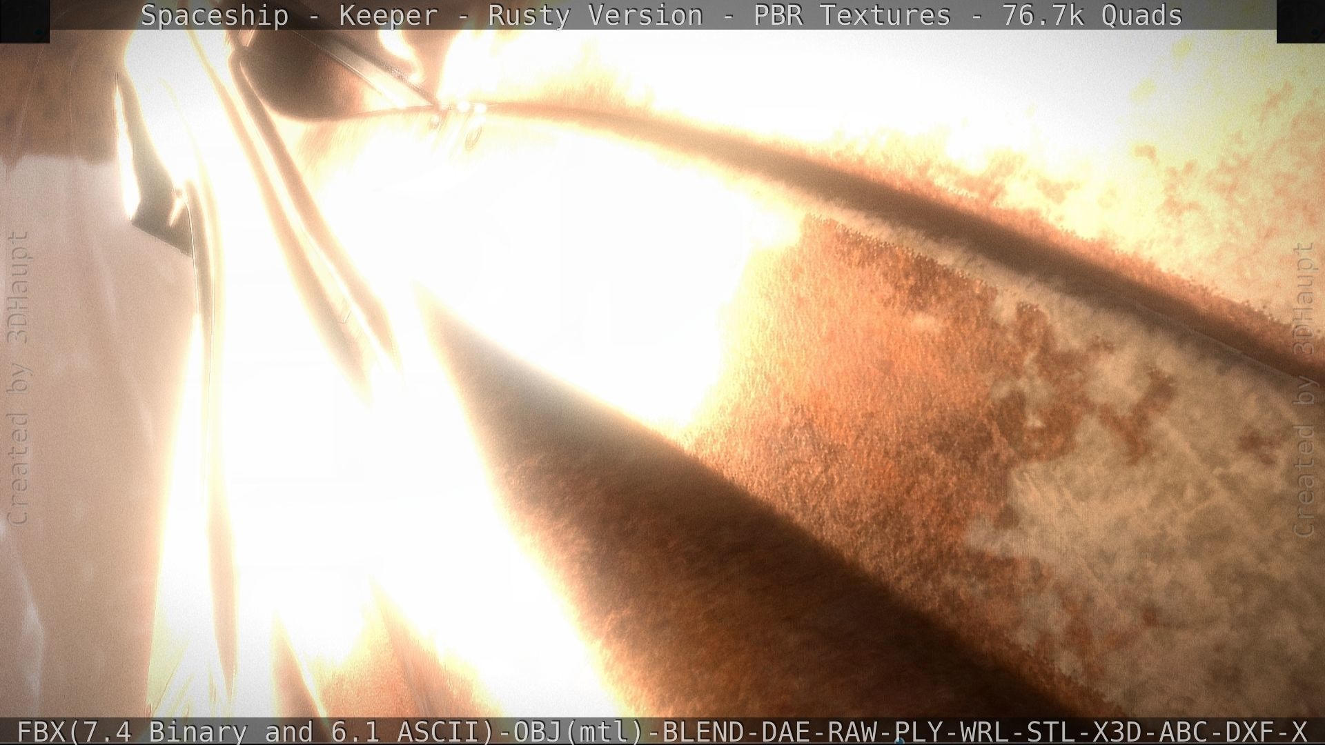 Spaceship - Keeper - Rusty Version 3D model_146