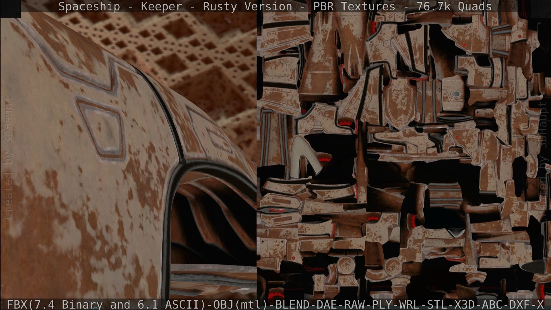 Spaceship - Keeper - Rusty Version 3D model_287