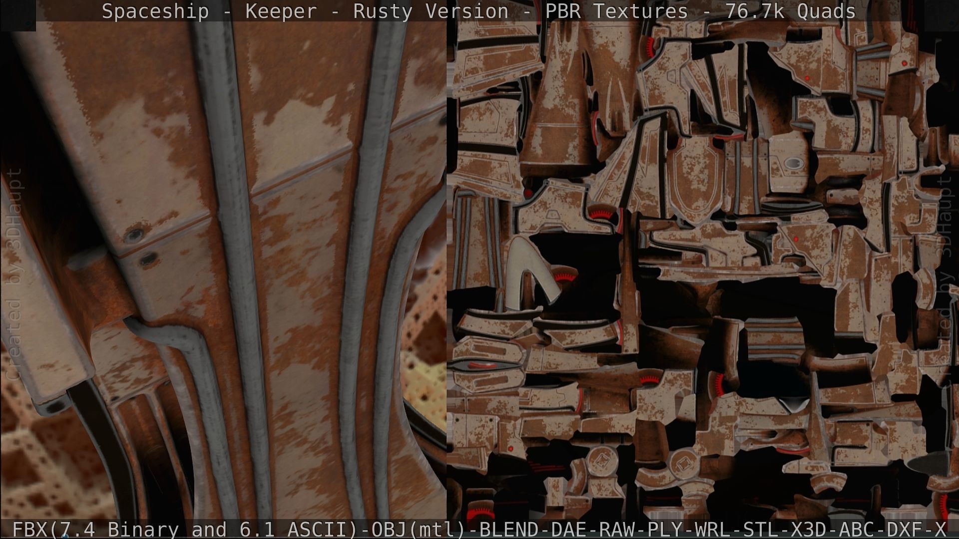 Spaceship - Keeper - Rusty Version 3D model_282