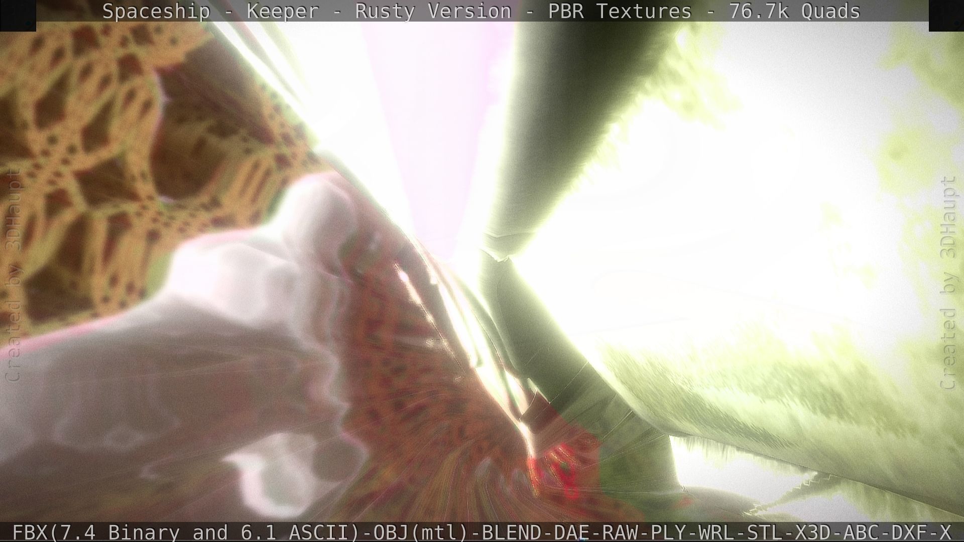 Spaceship - Keeper - Rusty Version 3D model_102