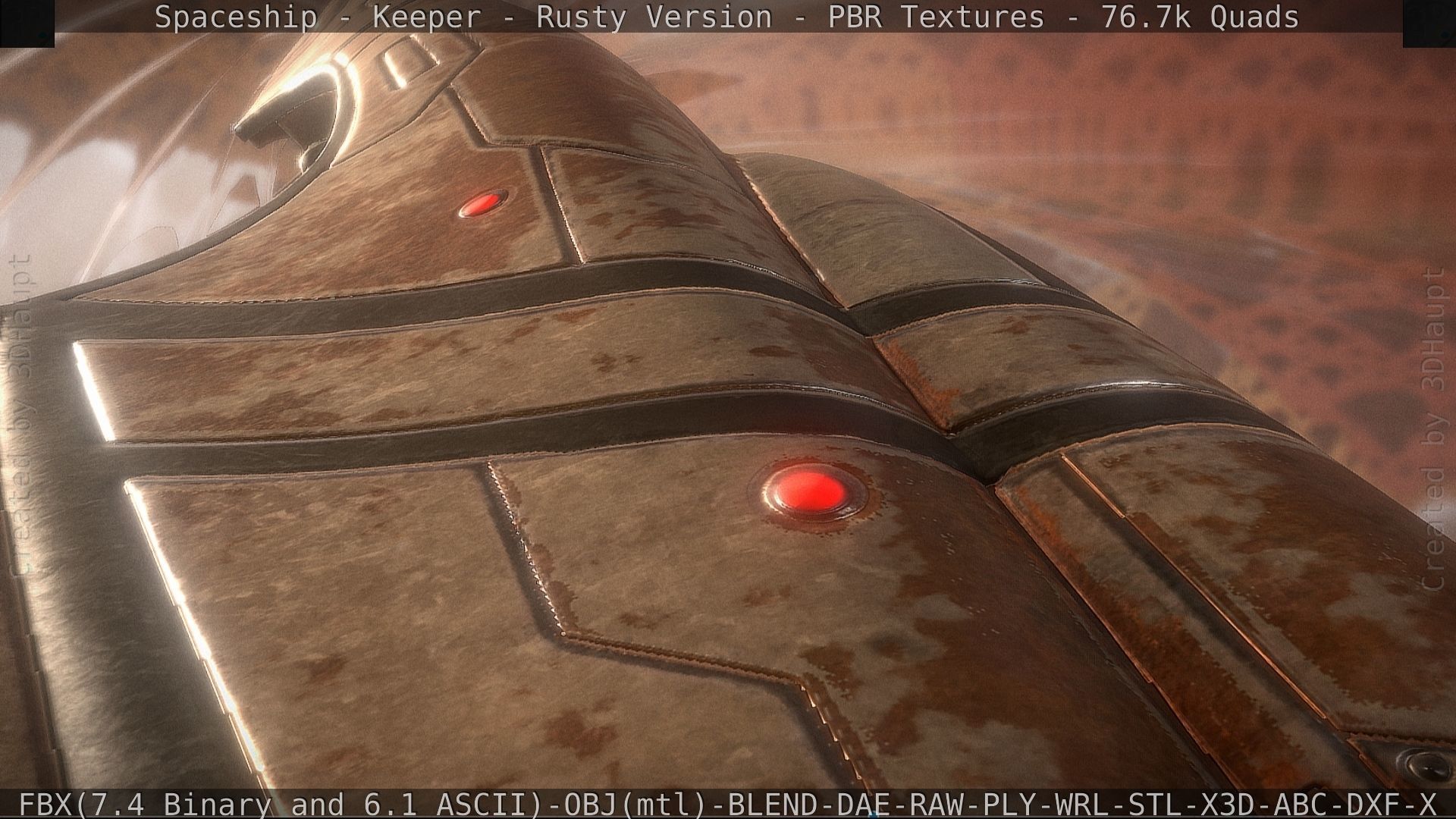 Spaceship - Keeper - Rusty Version 3D model_147