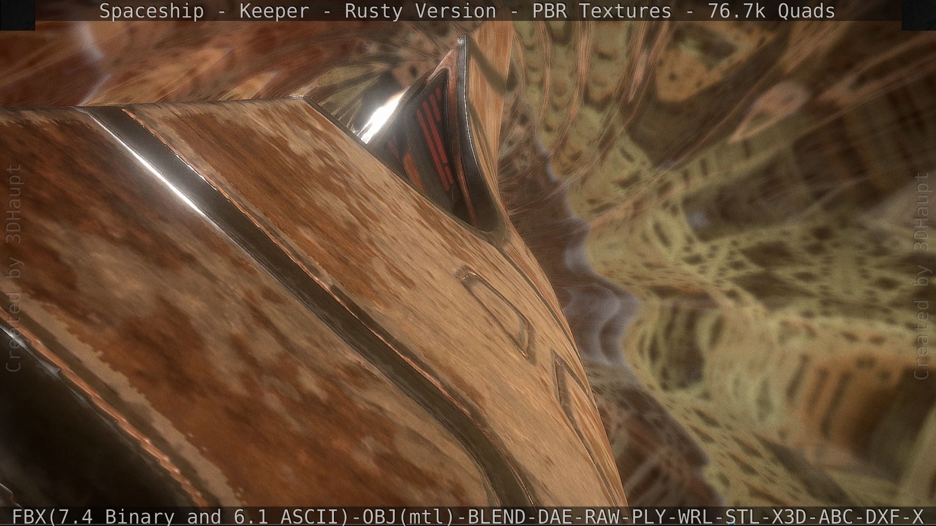 Spaceship - Keeper - Rusty Version 3D model_194