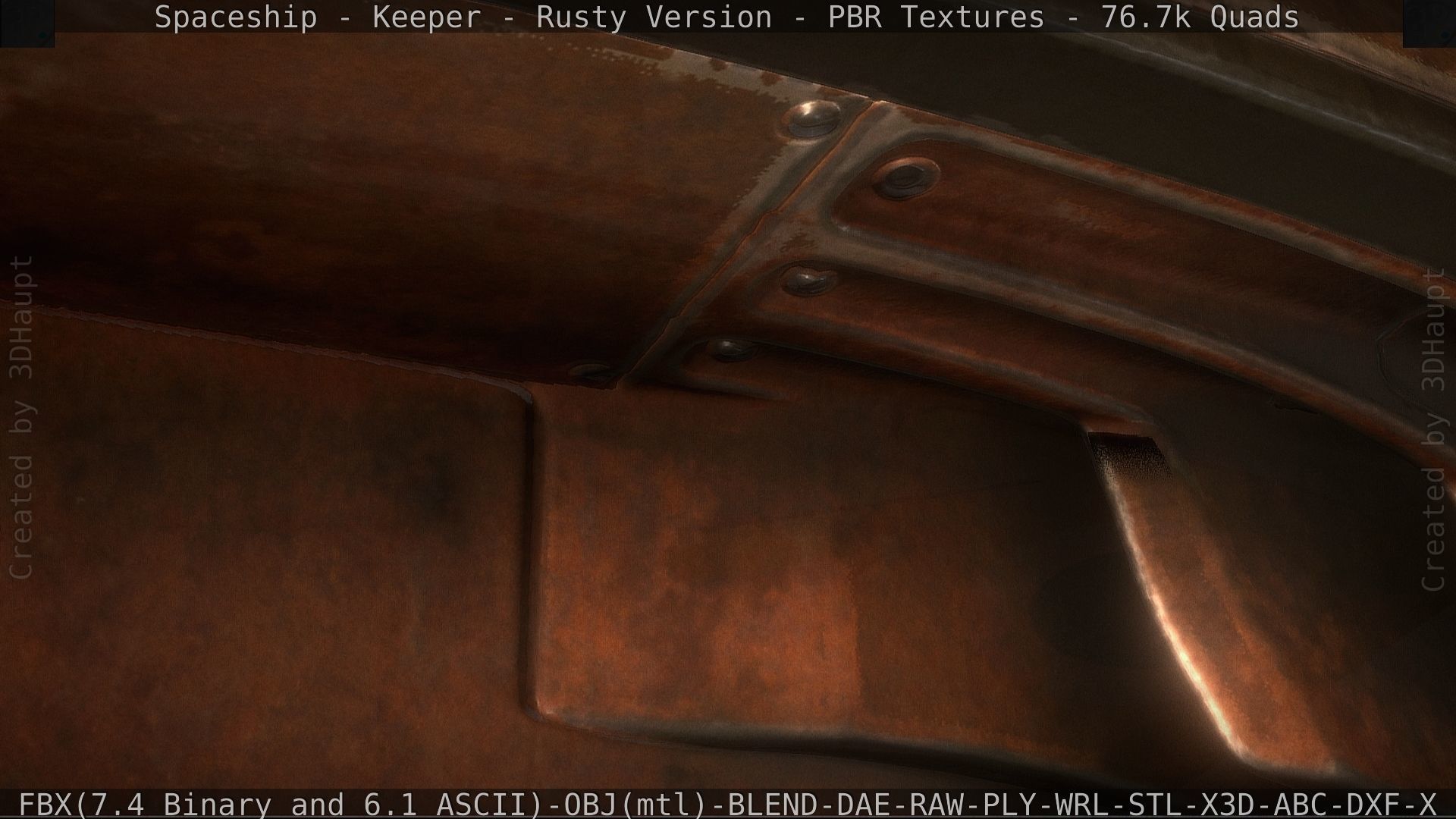 Spaceship - Keeper - Rusty Version 3D model_77