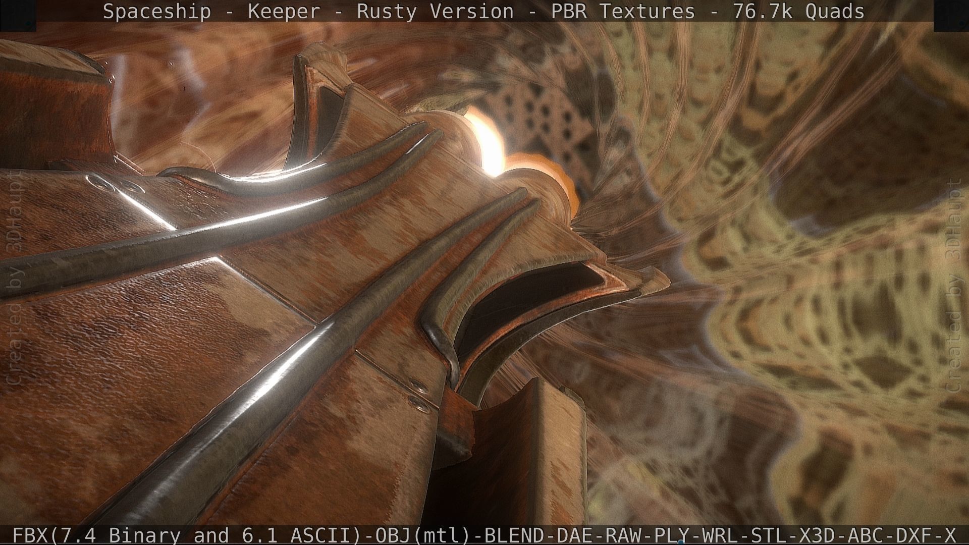 Spaceship - Keeper - Rusty Version 3D model_193