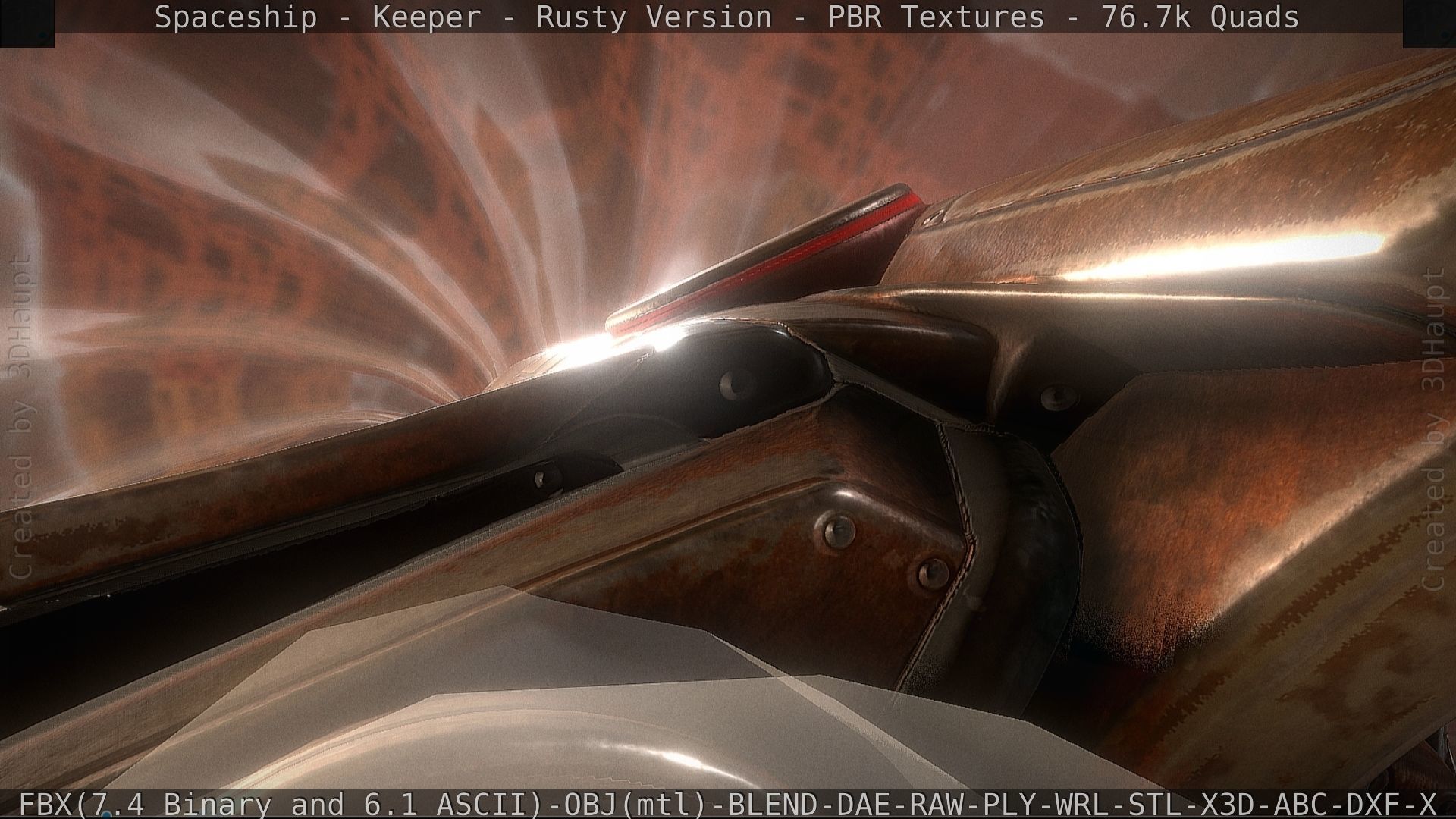 Spaceship - Keeper - Rusty Version 3D model_167