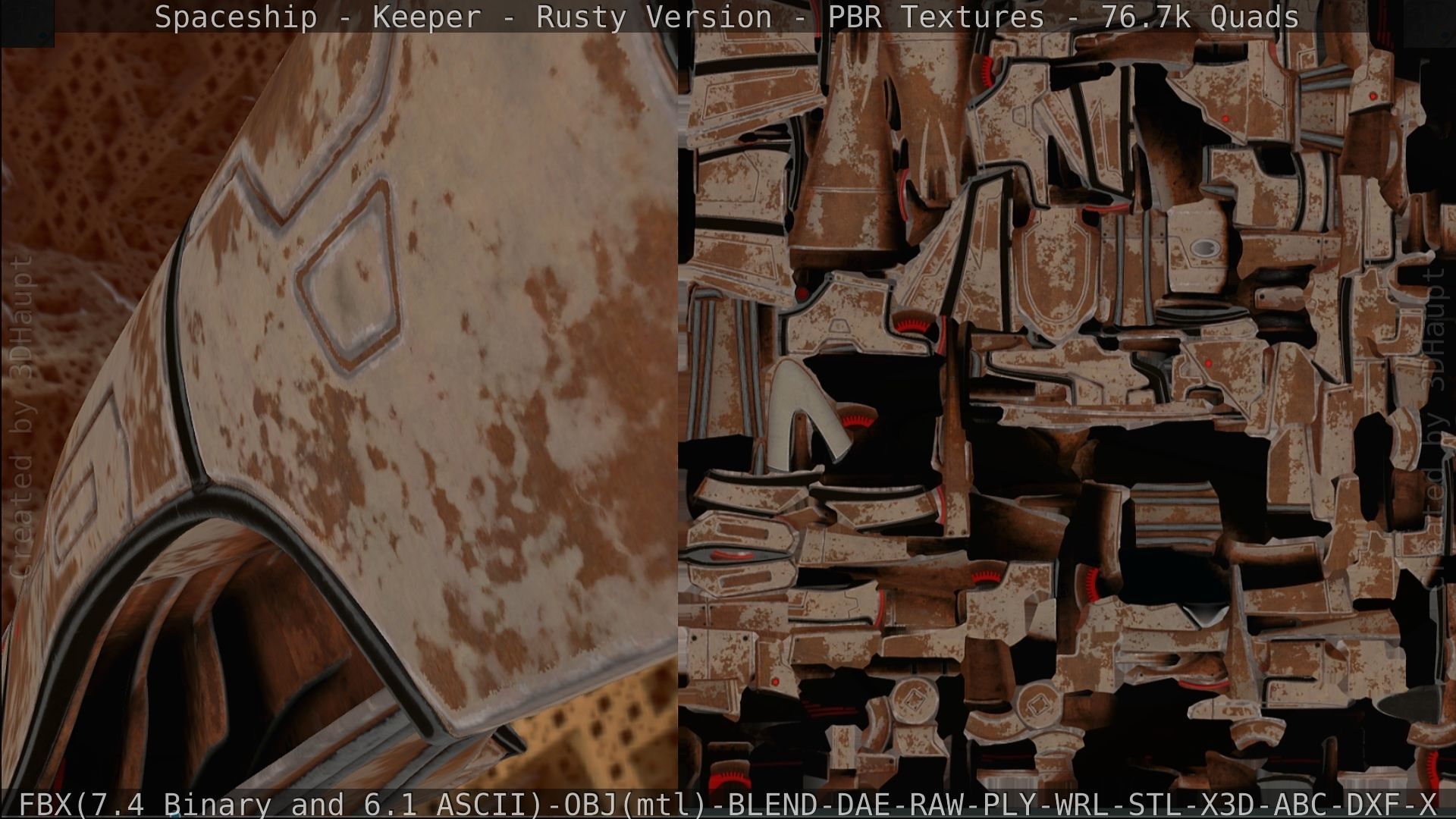 Spaceship - Keeper - Rusty Version 3D model_285