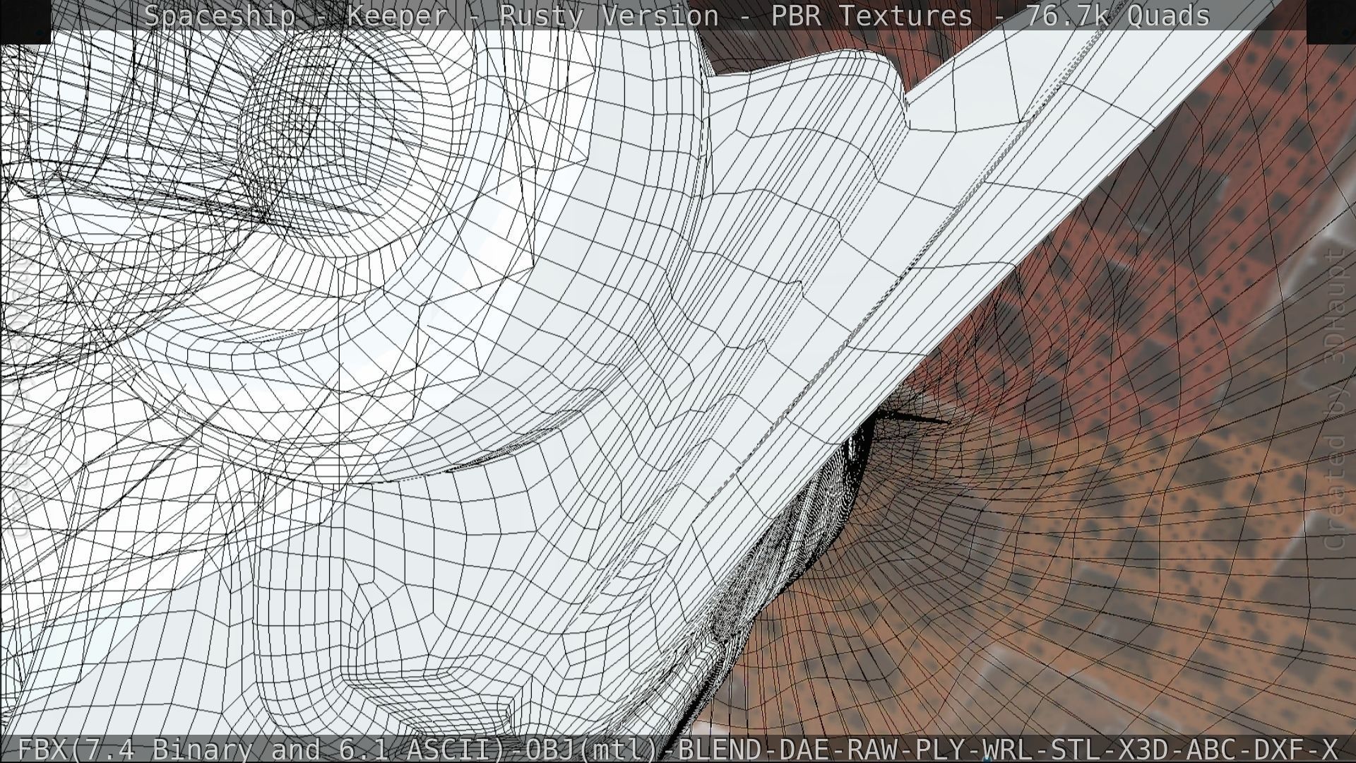 Spaceship - Keeper - Rusty Version 3D model_235