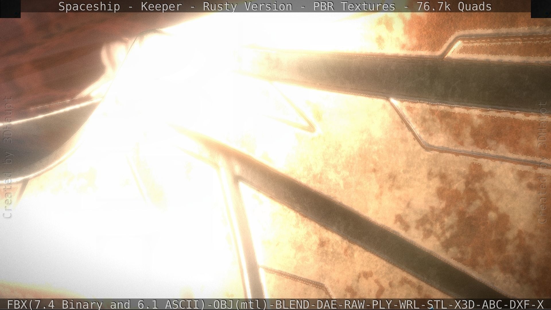 Spaceship - Keeper - Rusty Version 3D model_149