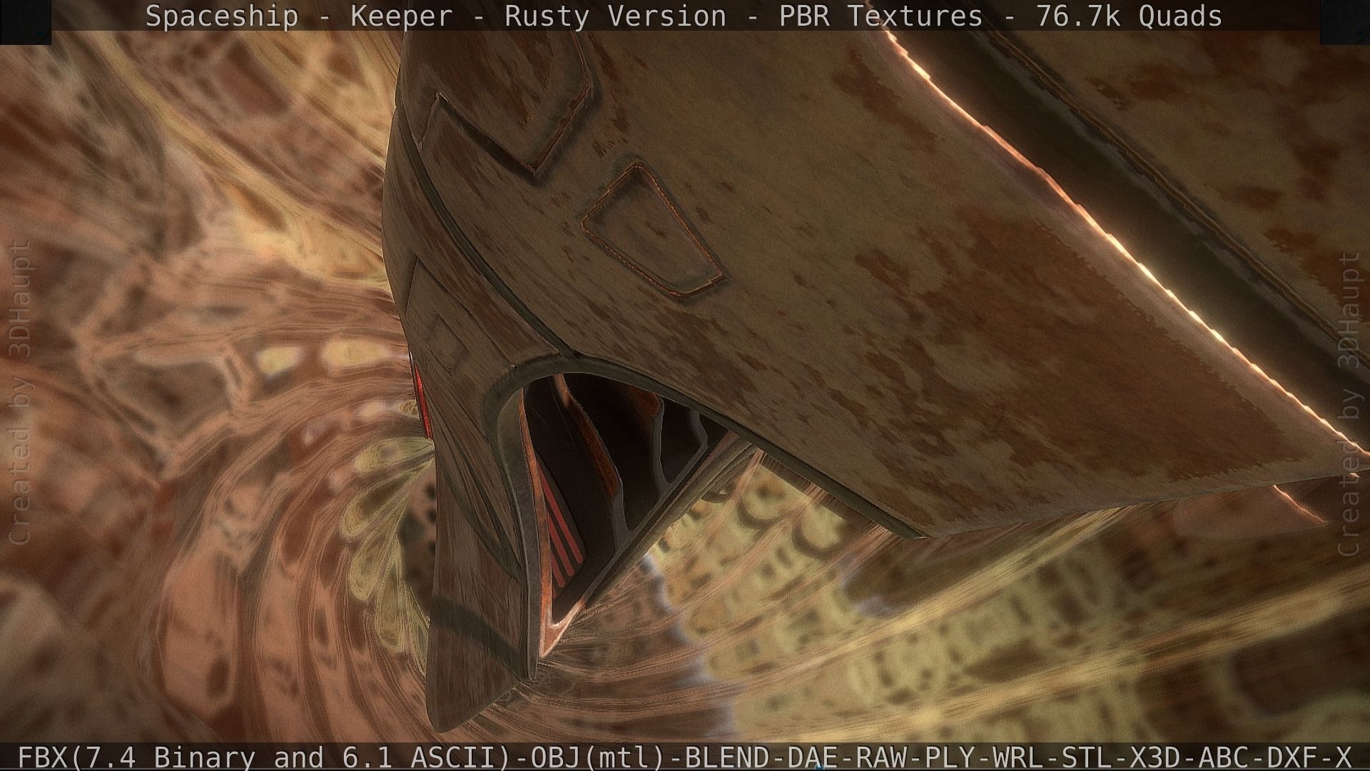 Spaceship - Keeper - Rusty Version 3D model_187