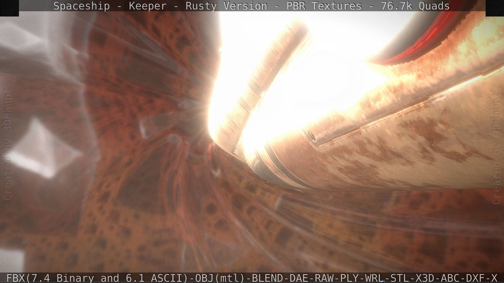 Spaceship - Keeper - Rusty Version 3D model_108