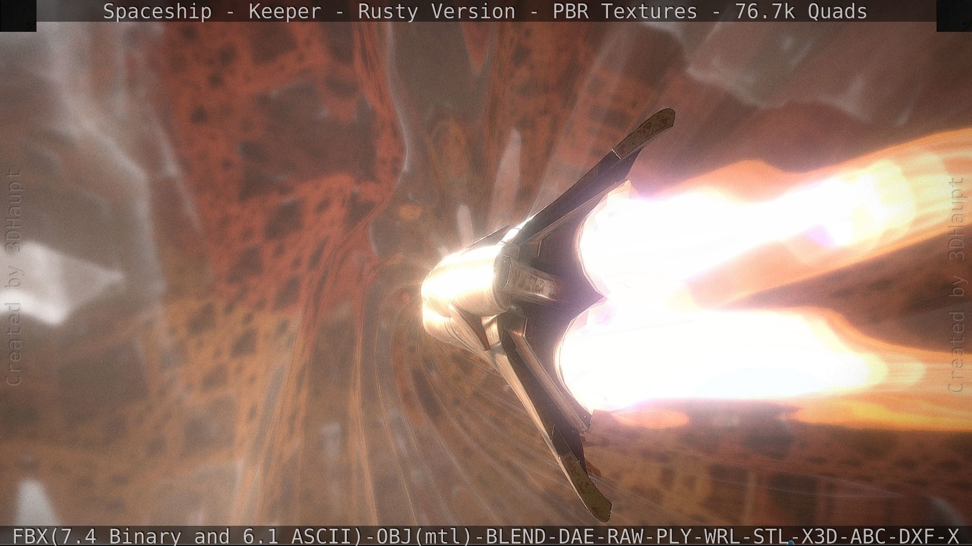 Spaceship - Keeper - Rusty Version 3D model_27