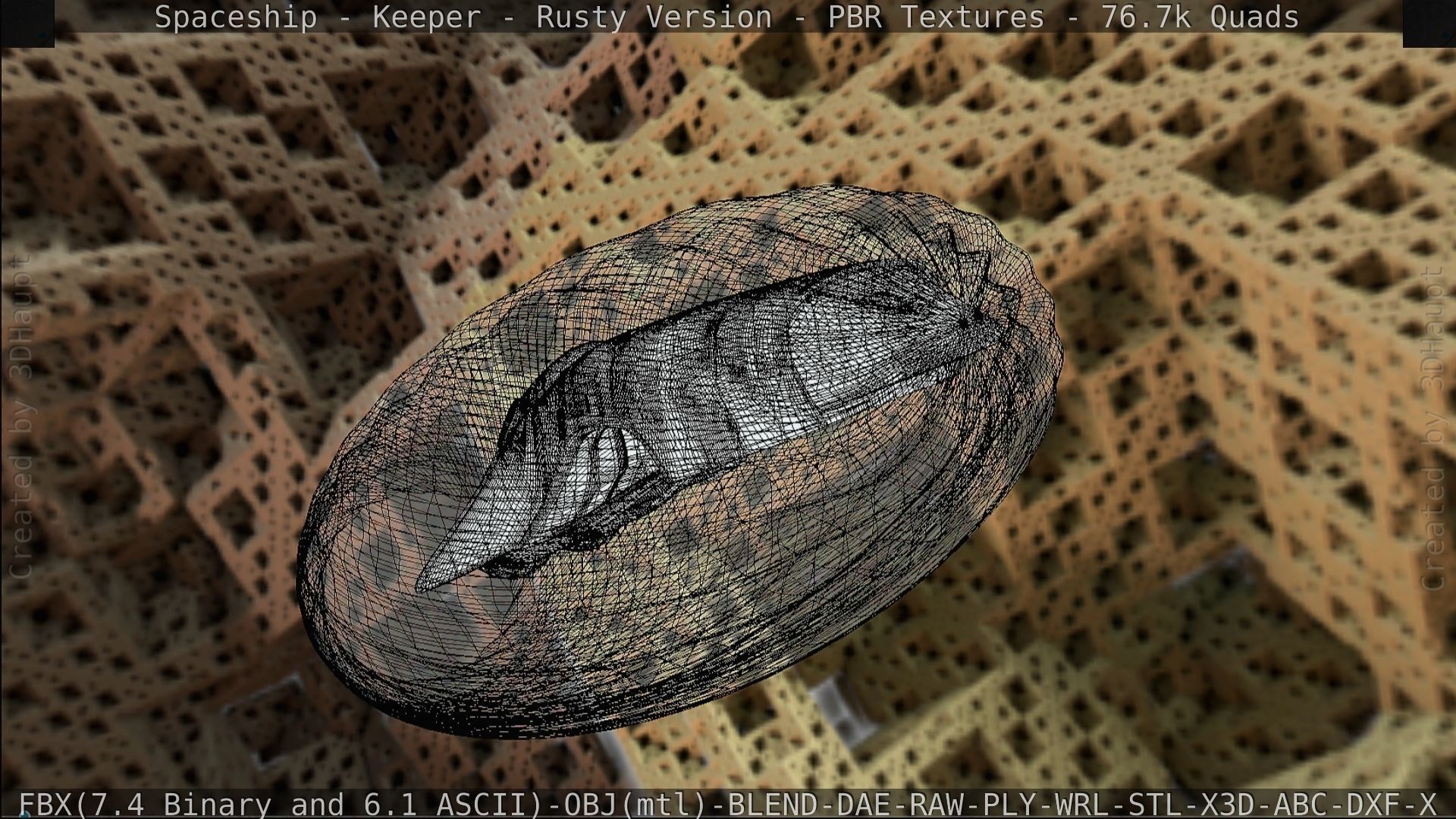 Spaceship - Keeper - Rusty Version 3D model_249