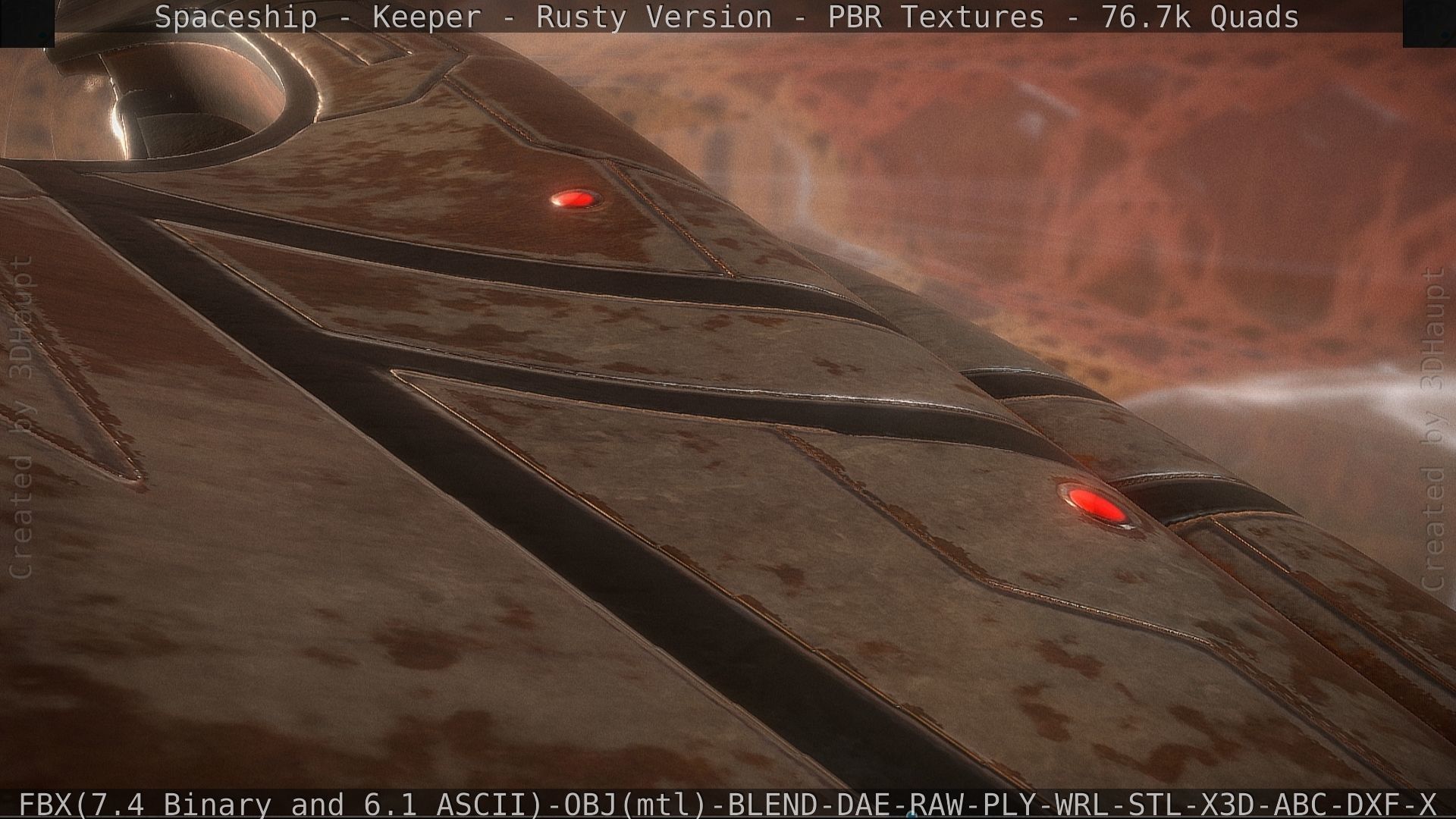 Spaceship - Keeper - Rusty Version 3D model_145