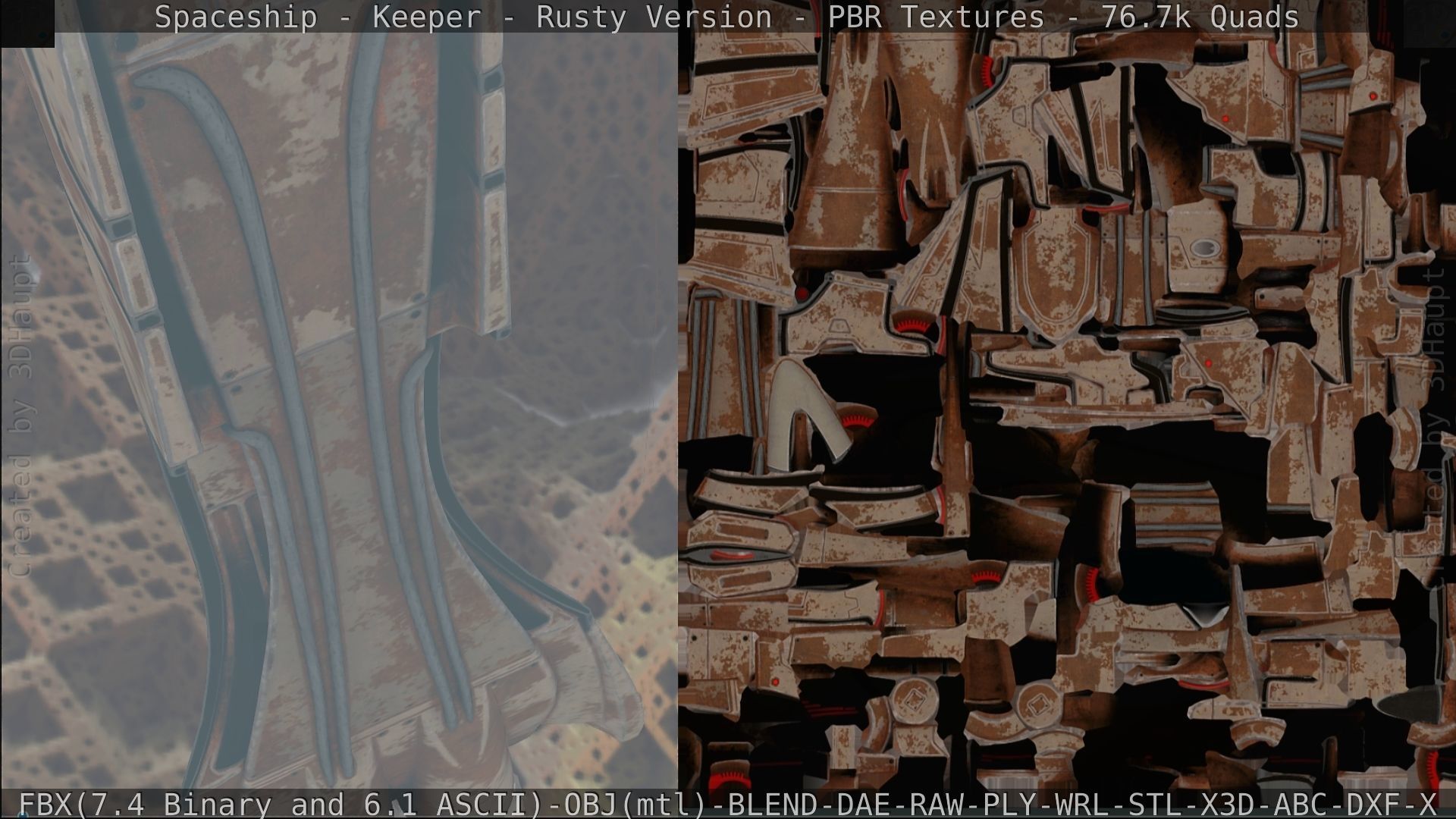 Spaceship - Keeper - Rusty Version 3D model_278