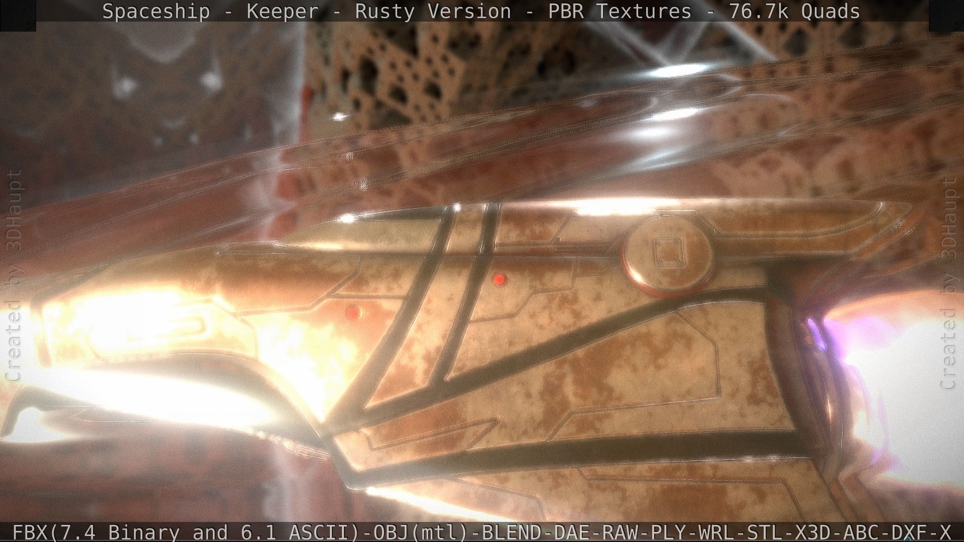 Spaceship - Keeper - Rusty Version 3D model_157