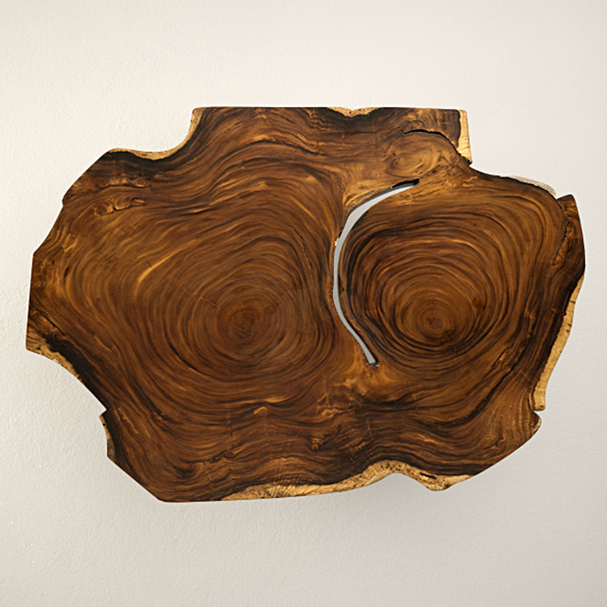 Suar Wood Table 3D model_2