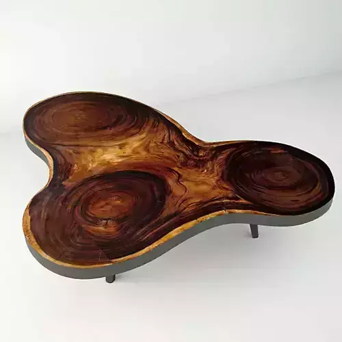 Suar Wood Table 3D model