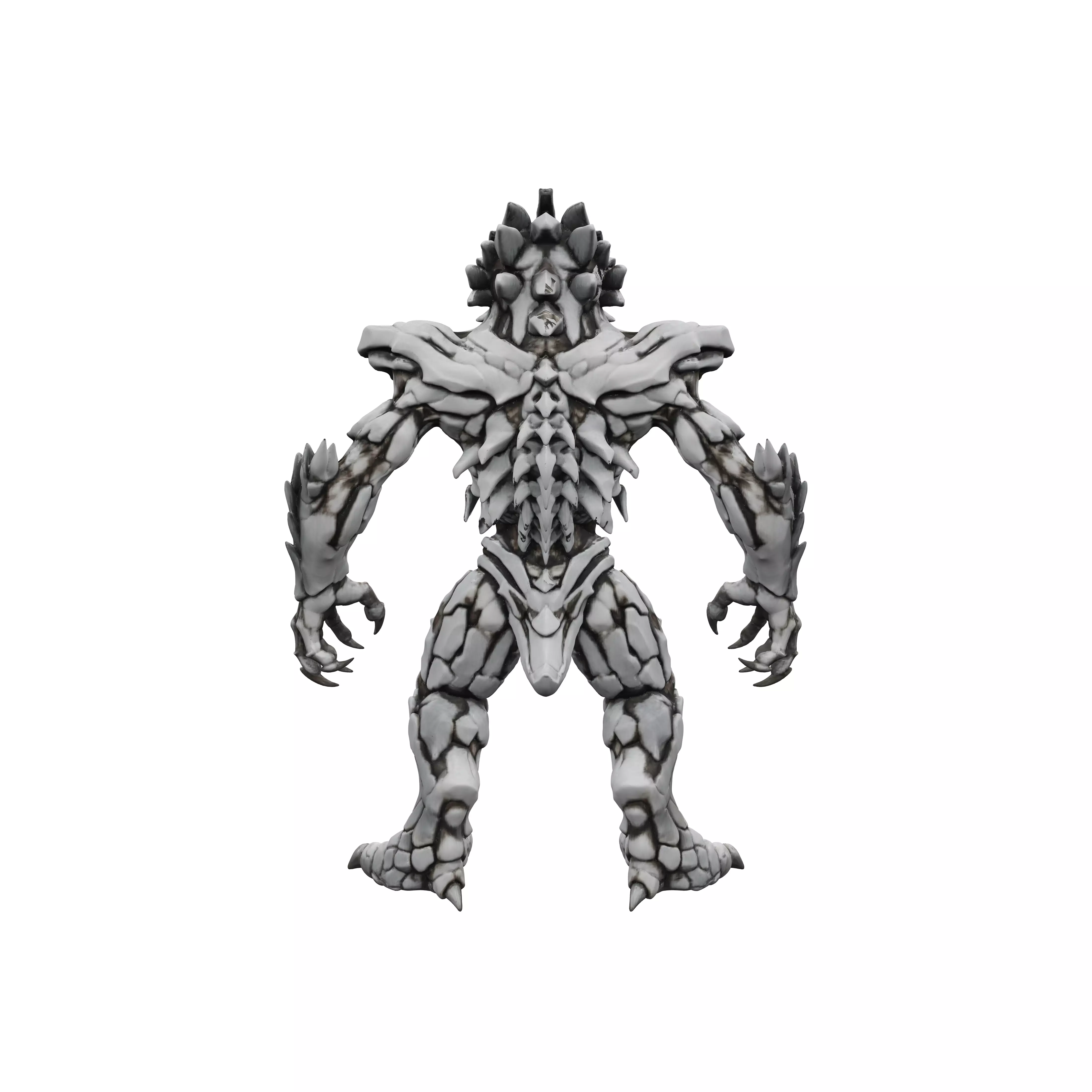 Slate Monster 3D model