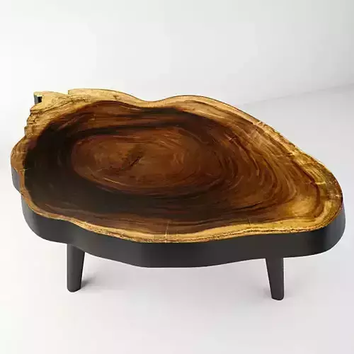 Suar Wood Table 3D model