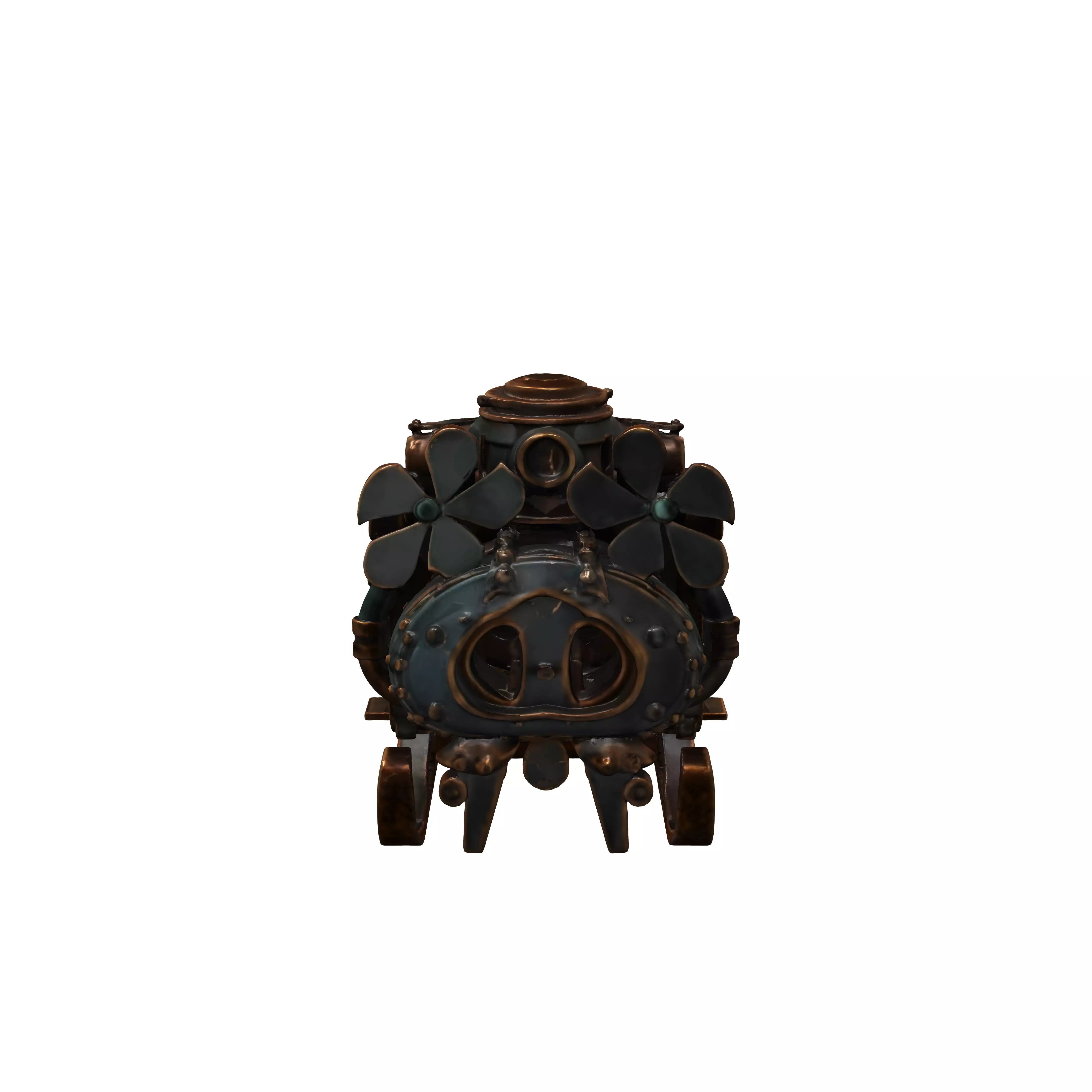 Steampunk Sleigh Christmas2025 3D model