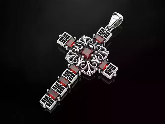 Cross christian pendant