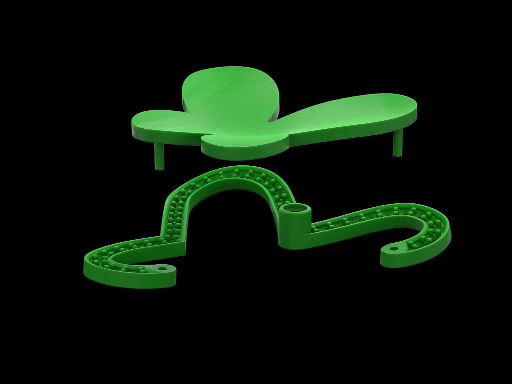 Pendant butterfly 3D print model_3