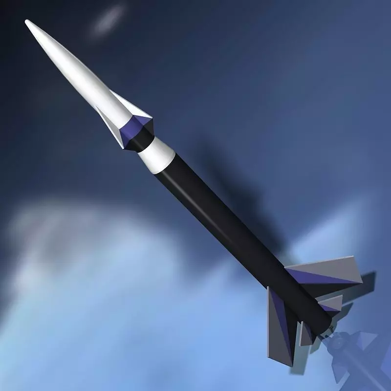 Model Rocket launcher Free 3D model