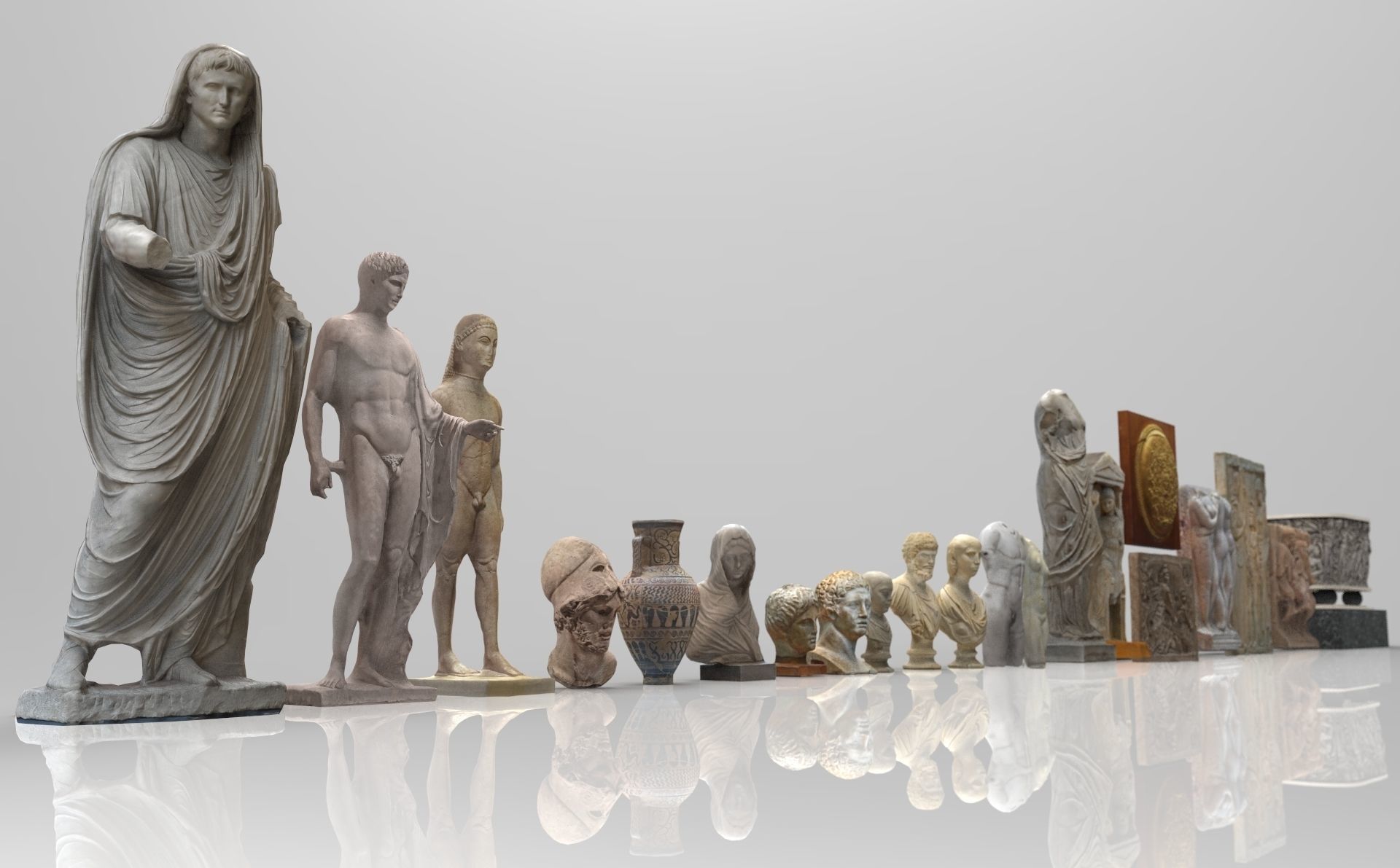 Museum Pack - Ancient Cultures Bundle Low-poly 3D model_6