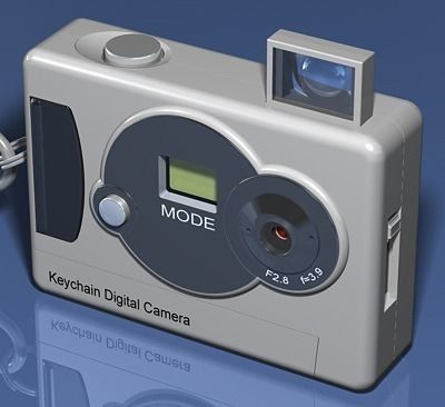 Keychain Digital Camera 3D model