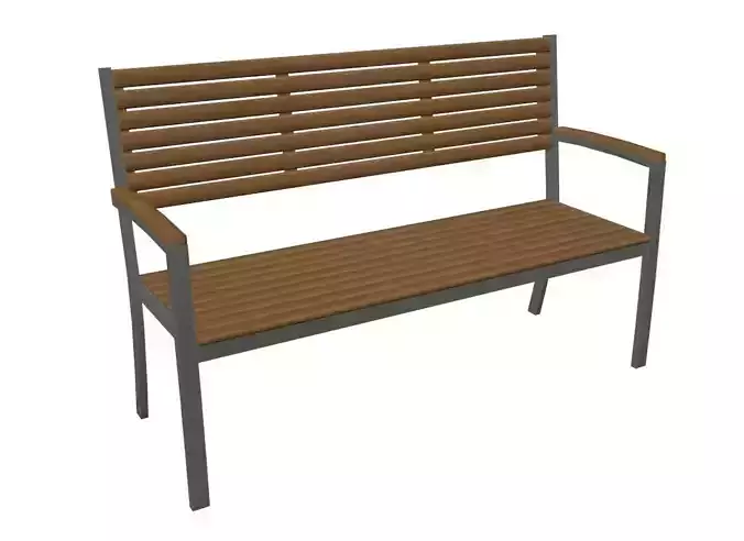 Outdoor Wooden Bench