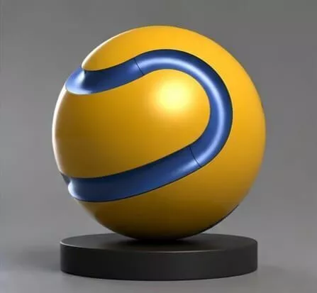 Groovy ball 3D print model