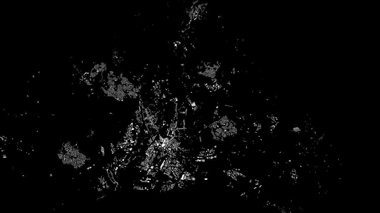 Cardiff Streets and Buildings 3D model_4