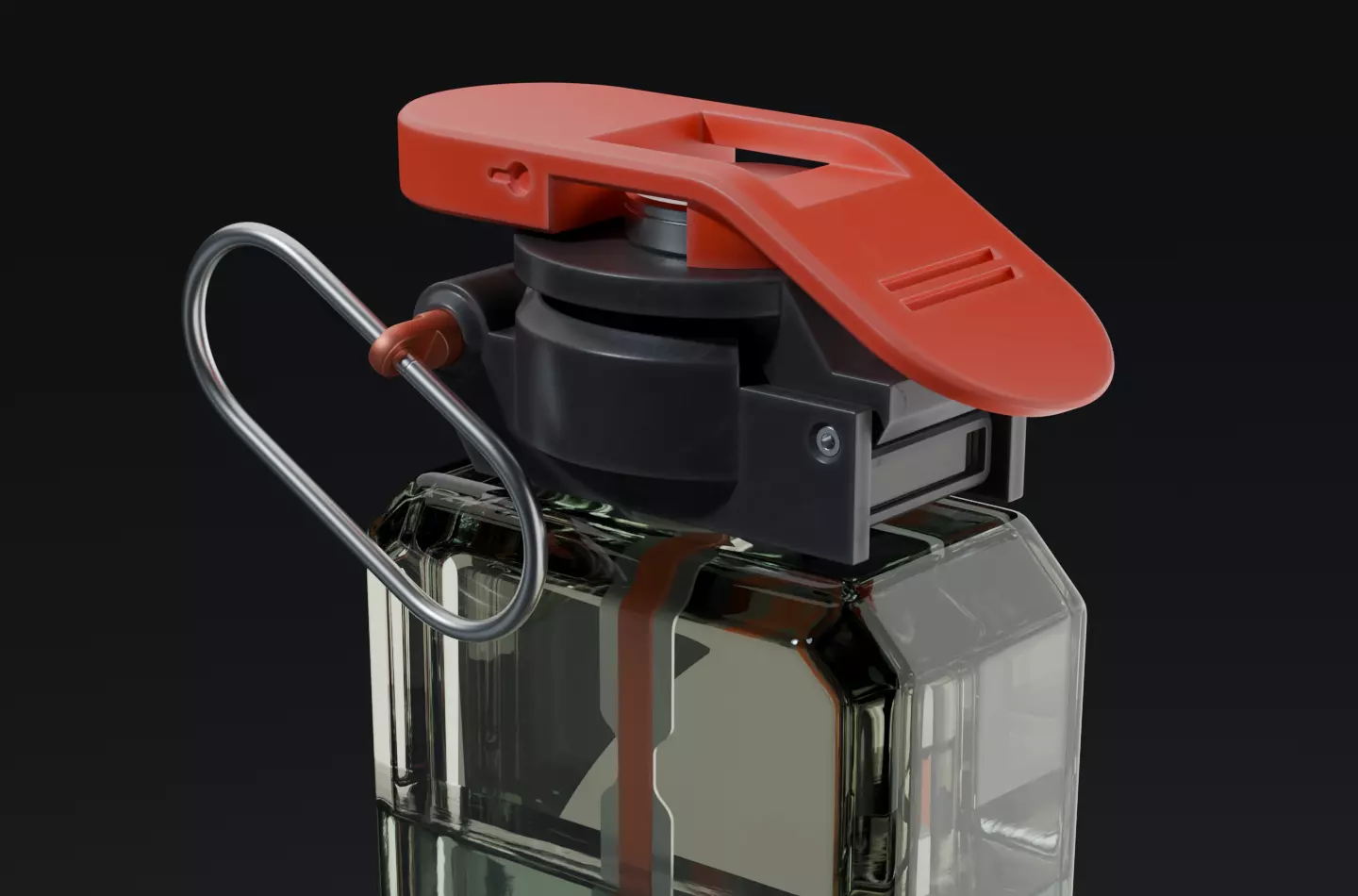 Sci-fi granade 3D model