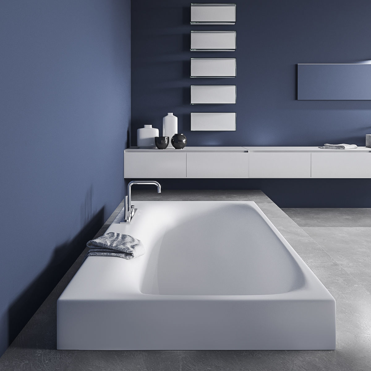 Bathroom furniture set Panta Rei 3D model_2