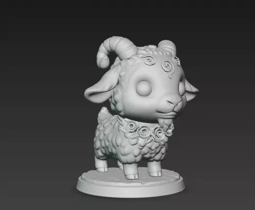 Cute Baby Sheep for Eid 3D Model Eid ul adha Animal Figurine 3D print model