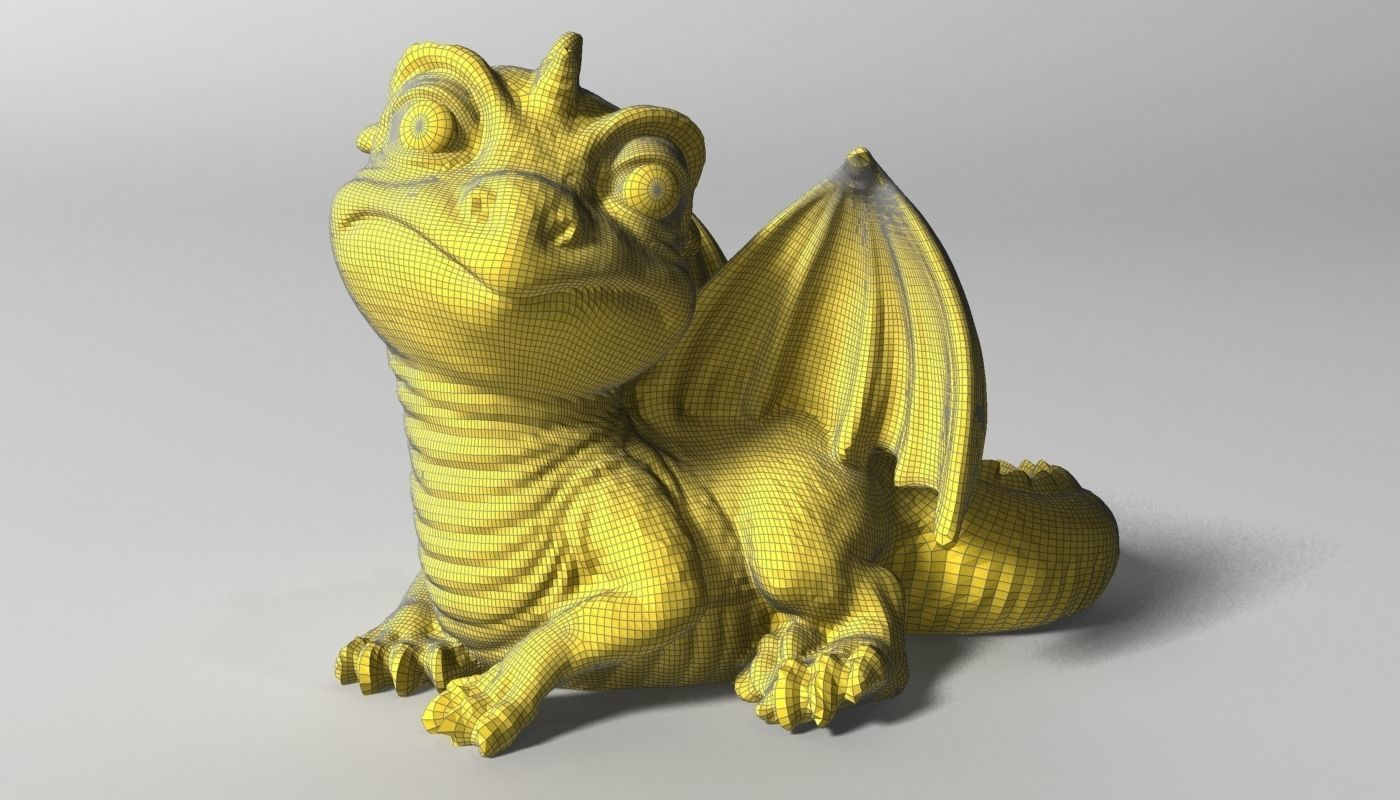 Baby Dragon 3D model_4