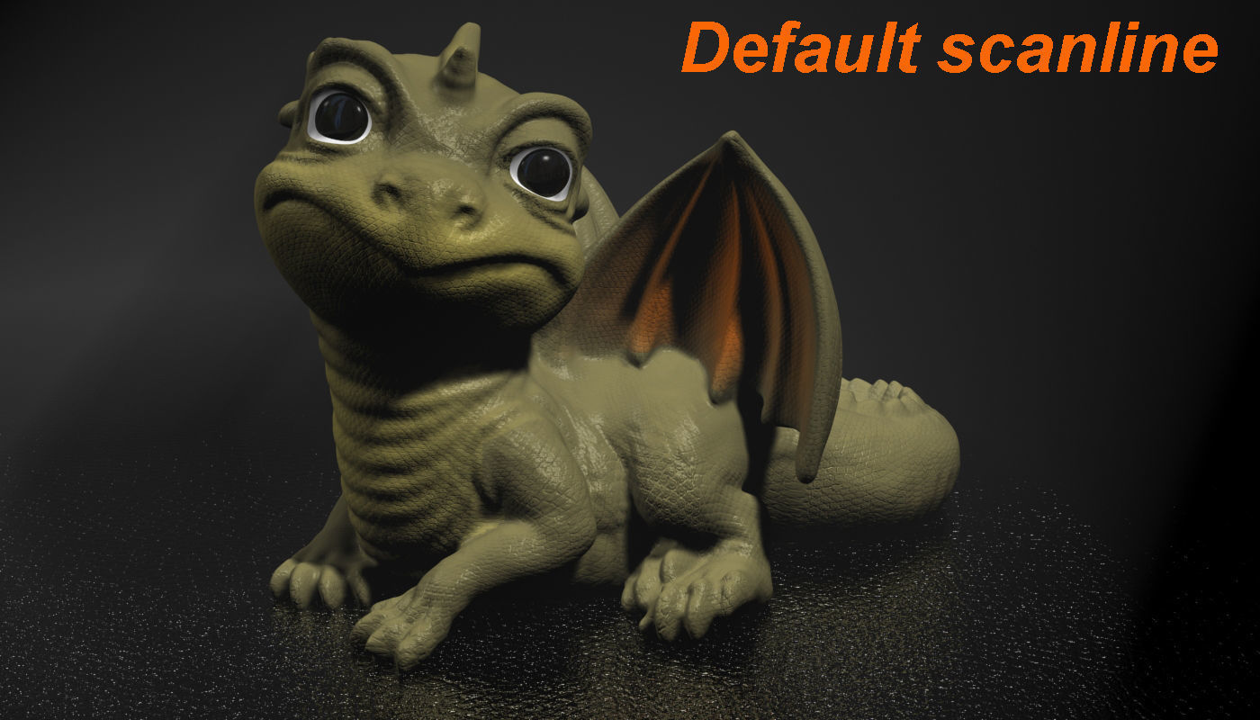 Baby Dragon 3D model_3