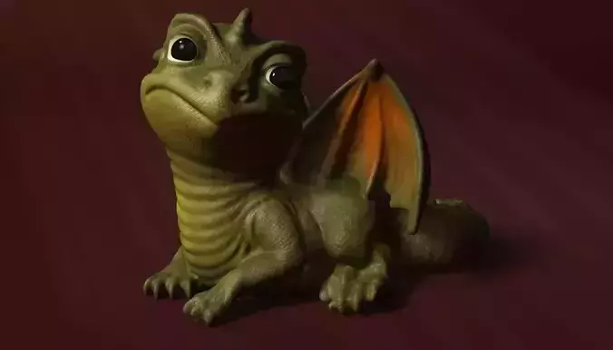 Baby Dragon 3D model