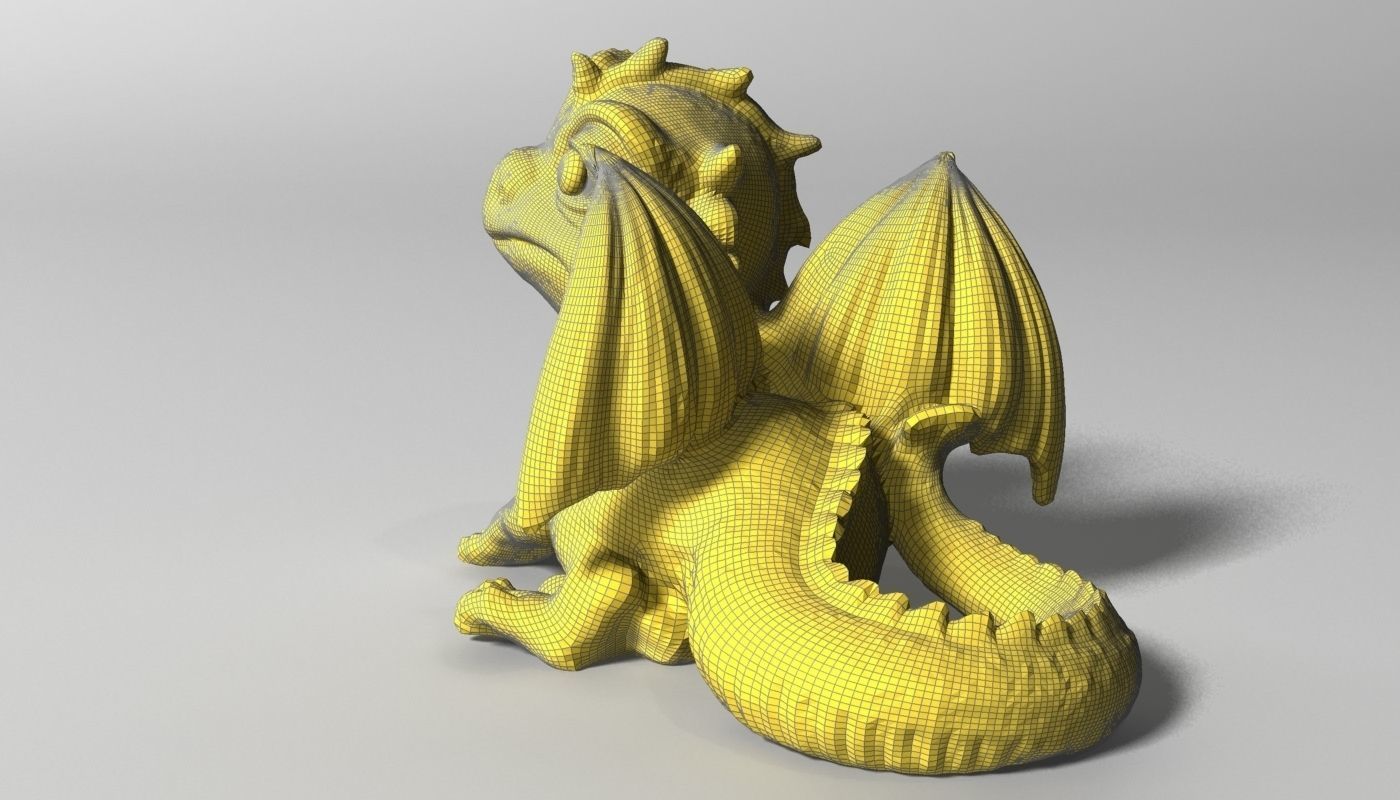 Baby Dragon 3D model_5