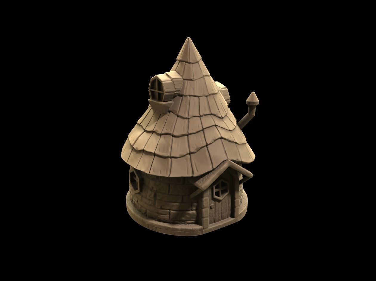 Fairy Hut 3D print model_2