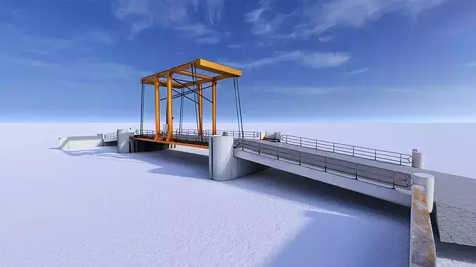 Structural engineering of Metal bridge structure