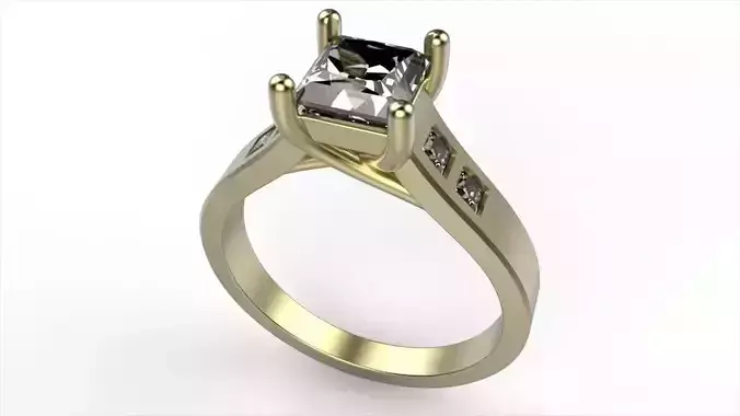 Trellis Engagement Ring