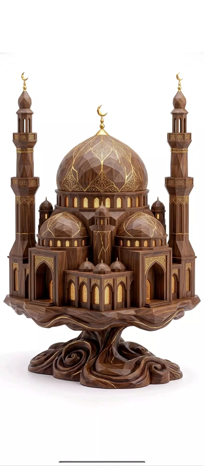 Islamic Mosque Podium 3D Model 3D print model