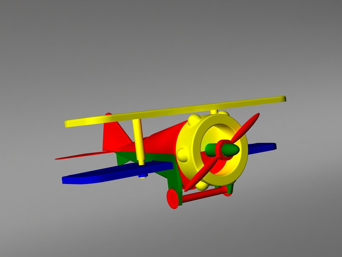 Plane Plastic Toy Airplane 