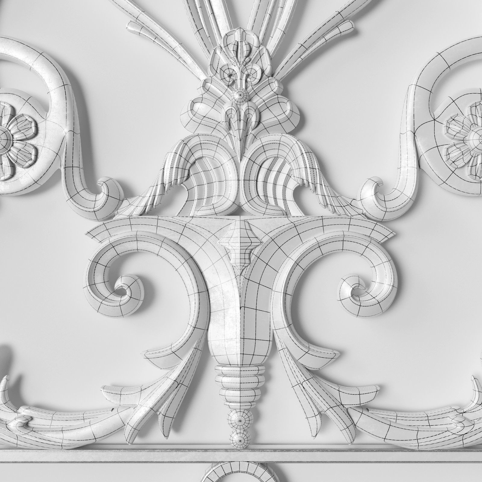 Baluster 3D model_6
