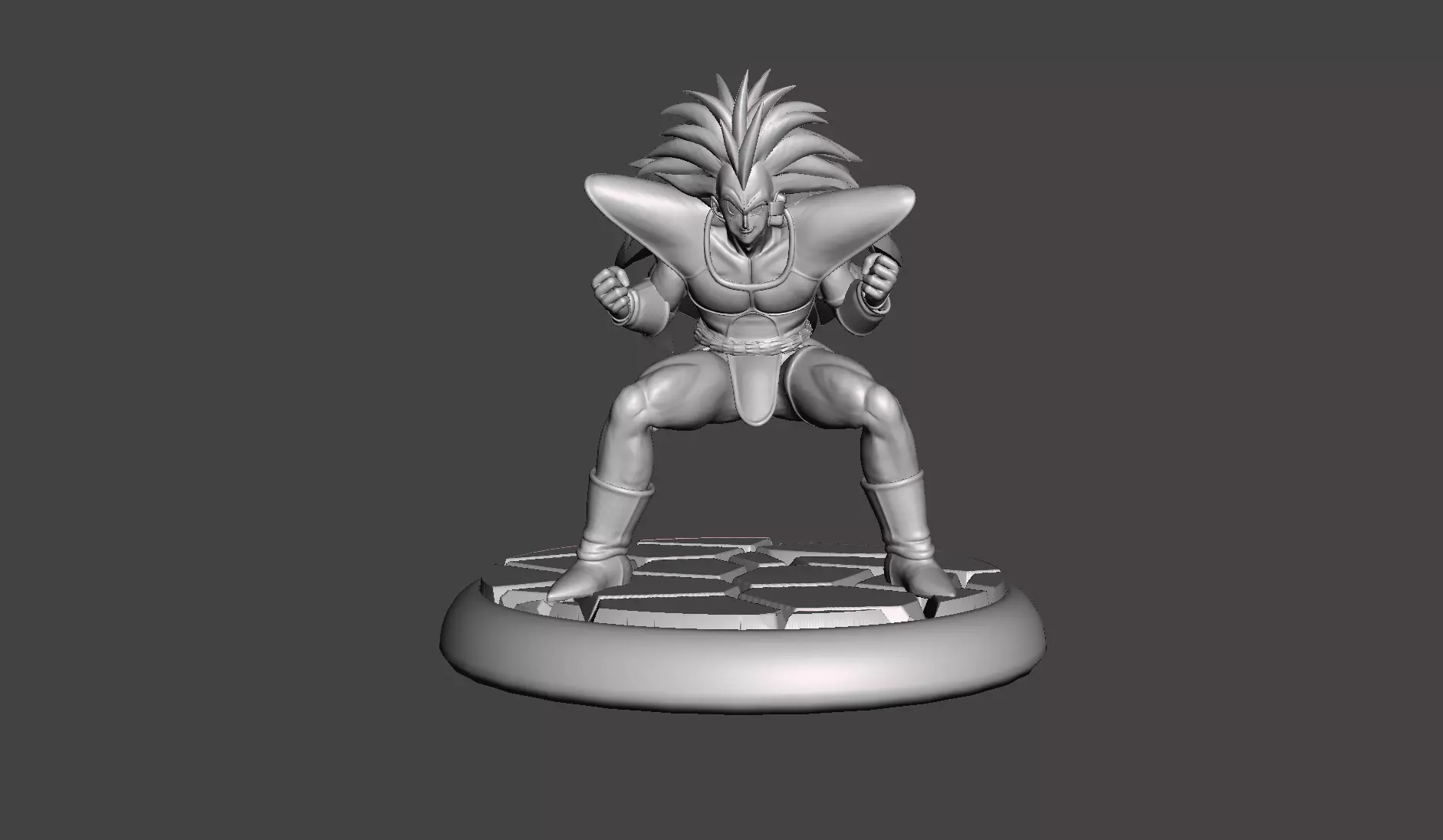Raditz 3D Model Free 3D print model