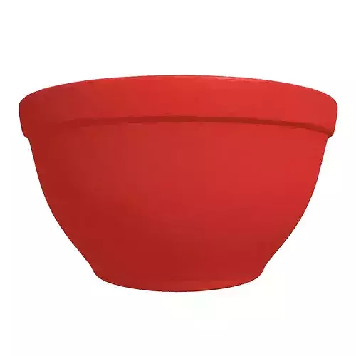 Red Bowl Sweet Confectionery Chips 3D model 5