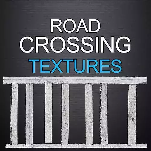 36 Road Crossing Textures